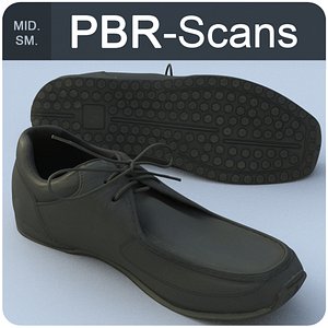 3D scans men s shoes