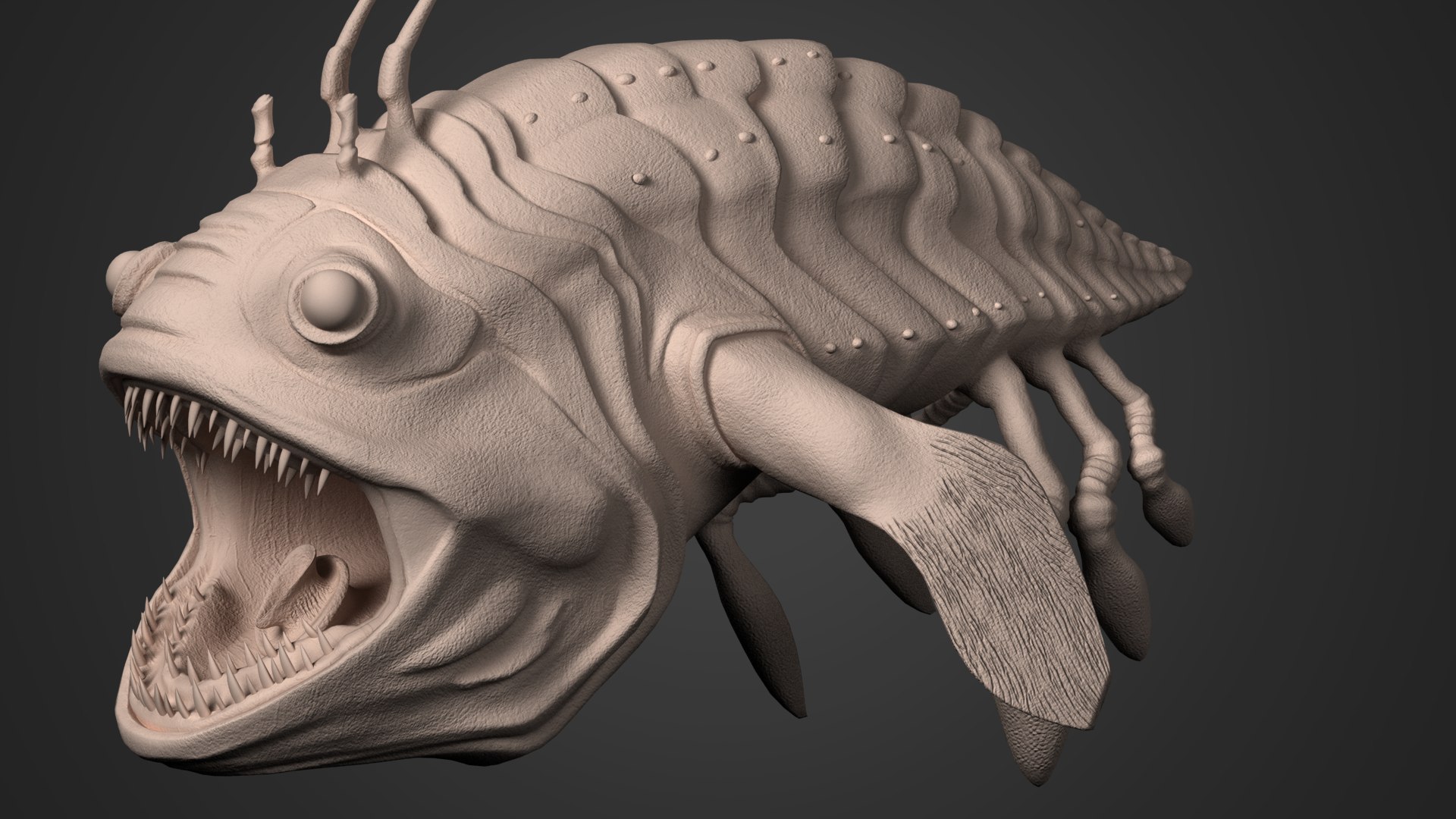 3D Opee Sea Killer Model - TurboSquid 1534307