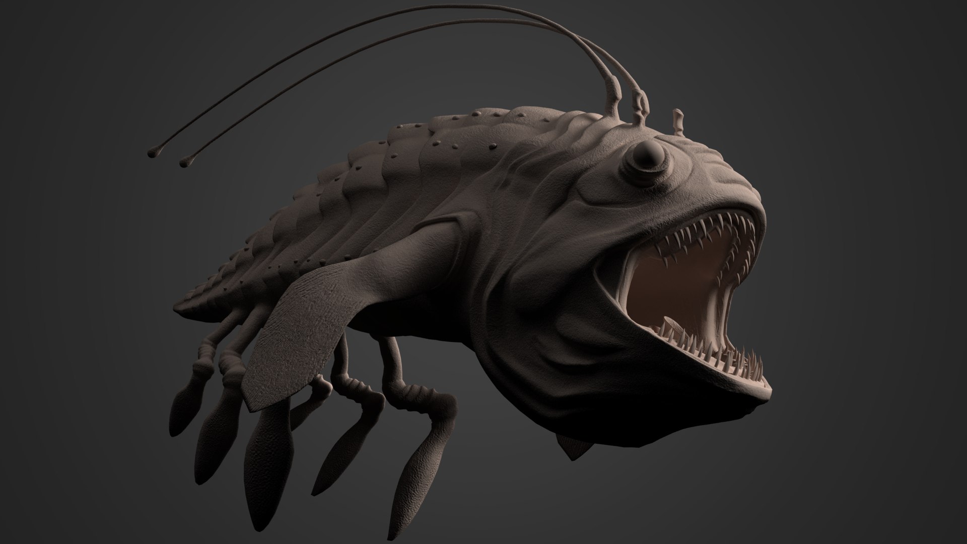3D Opee Sea Killer Model - TurboSquid 1534307