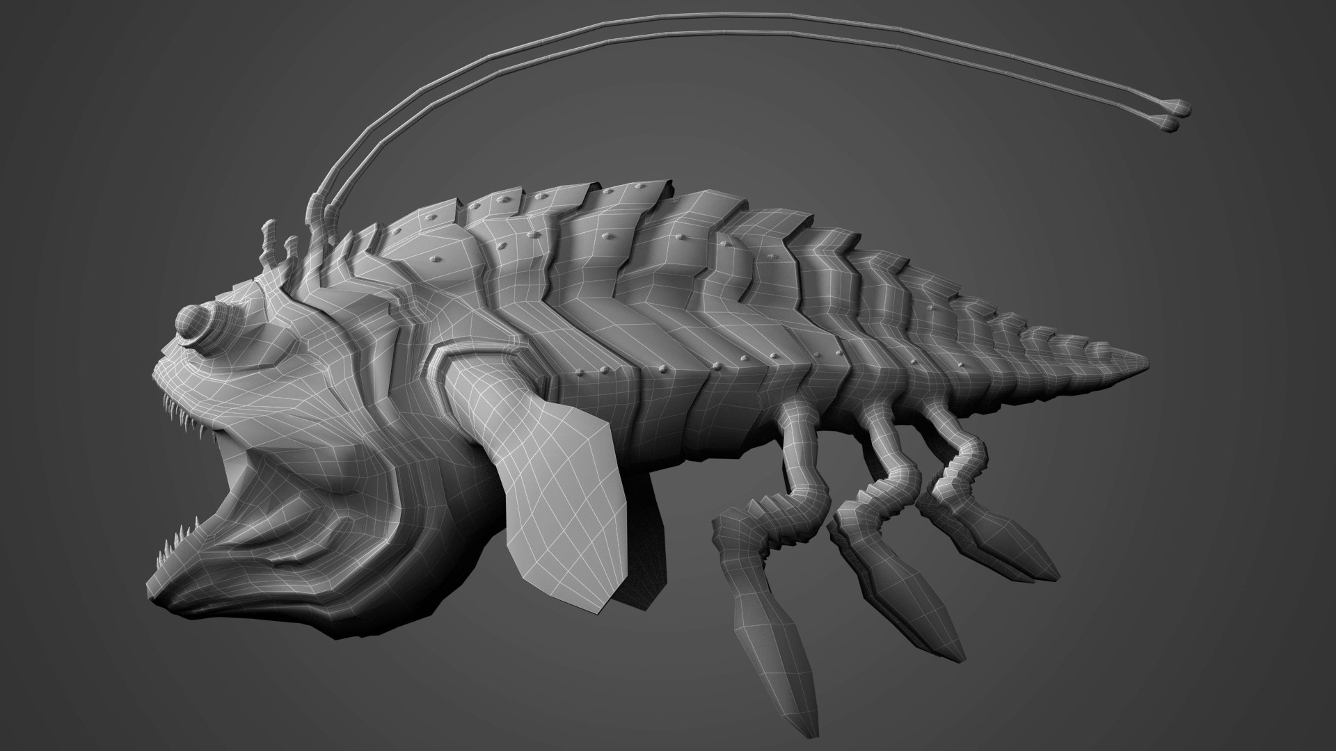 3D Opee Sea Killer Model - TurboSquid 1534307