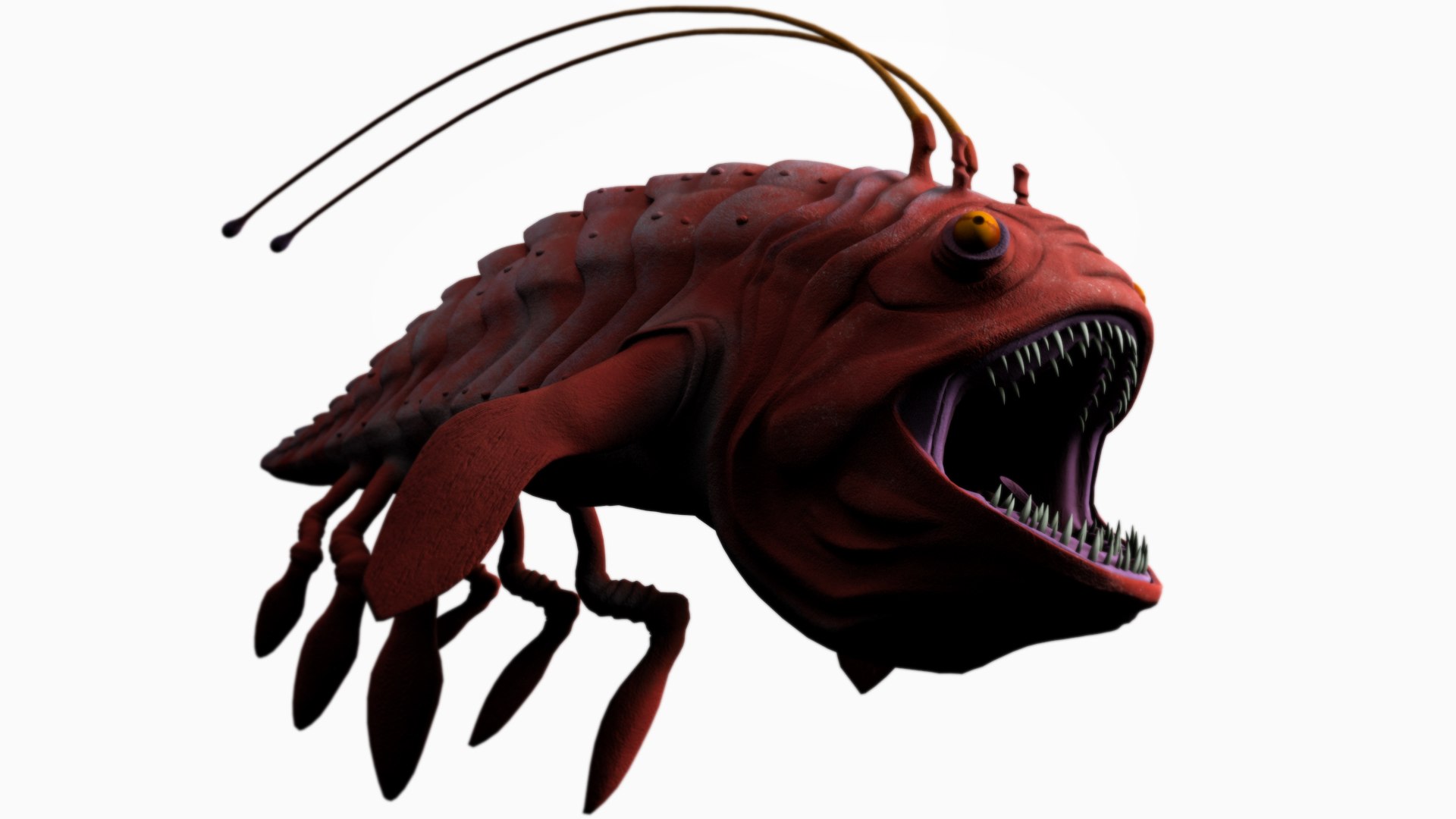 3D Opee Sea Killer Model - TurboSquid 1534307