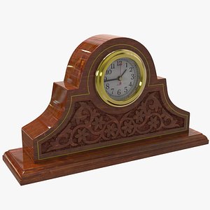3D Vintage Mantel Clock model