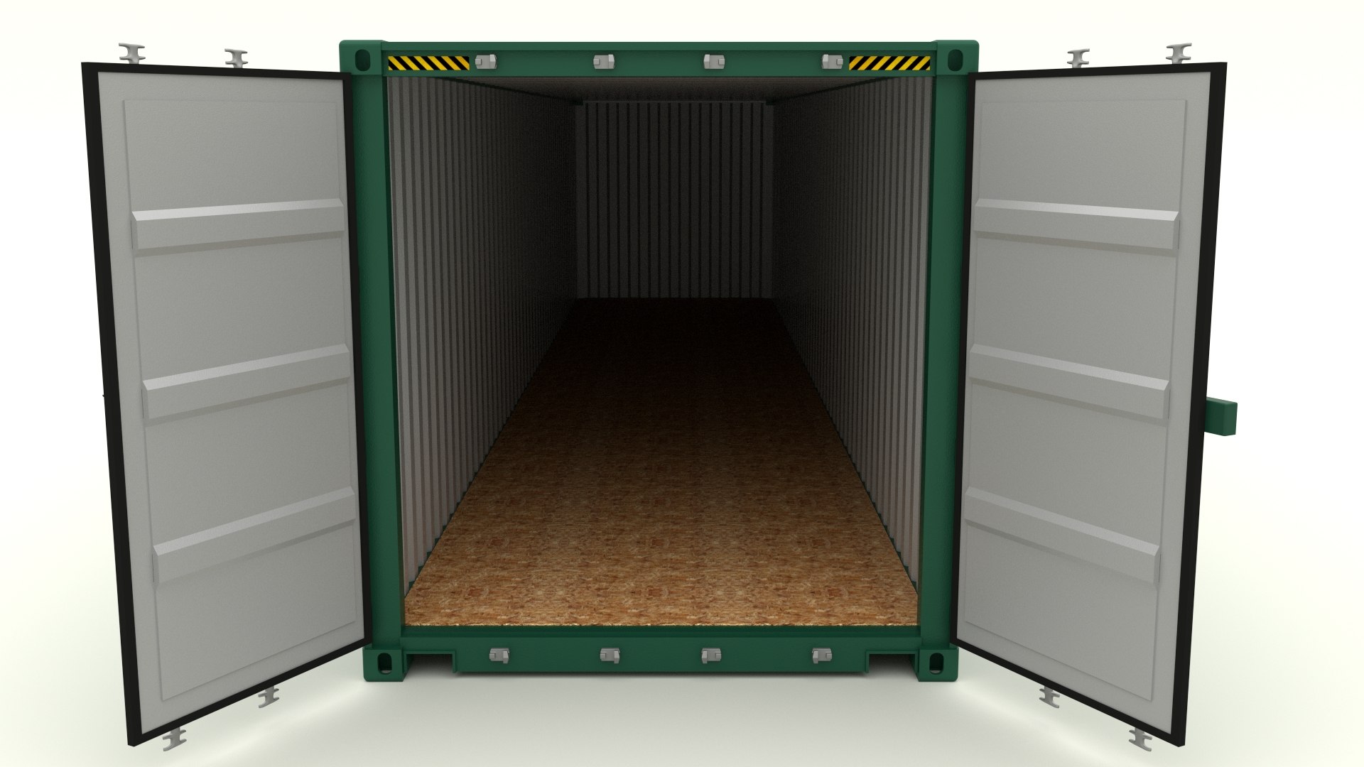 3d model shipping container