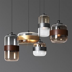 vetreria futura pendant vistosi 3D model