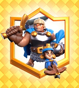 Clash Royale Little Prince Card 3D model