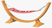 Hammock on a Wooden Arc Frame