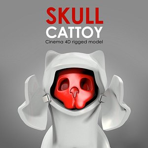 skull cat toy 3ds
