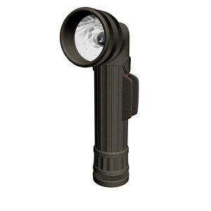 3ds max military flashlight flash light