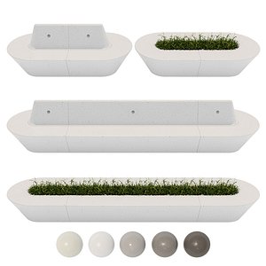 3D Delta Modular Benches model