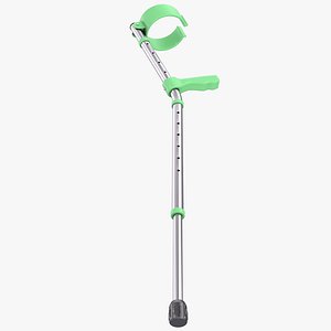 Crutches - Green 3D