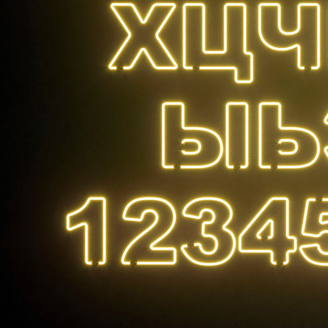 3D Light Modules Set 081 Neon Alphabet Model - TurboSquid 1798979
