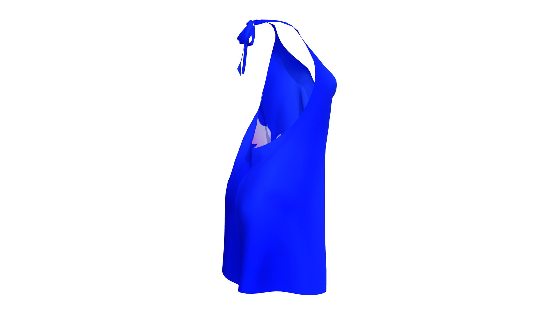 3D model Loose Cowl Neck Dress - TurboSquid 1860907