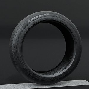 Good Year Lowpoly Tire 02