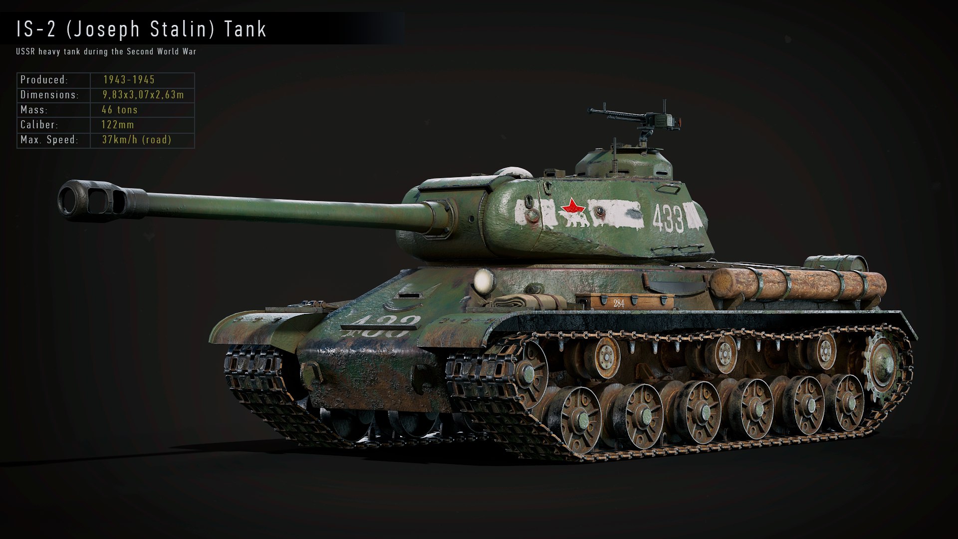 WW2 Soviet Tank Collection 02 3D model https://p.turbosquid.com/ts-thumb/nQ/KYmL8g/Ef/is2_1/png/1697231004/1920x1080/fit_q87/e836e9453d2dc8df34dc5efacdd7b71b87ff4847/is2_1.jpg