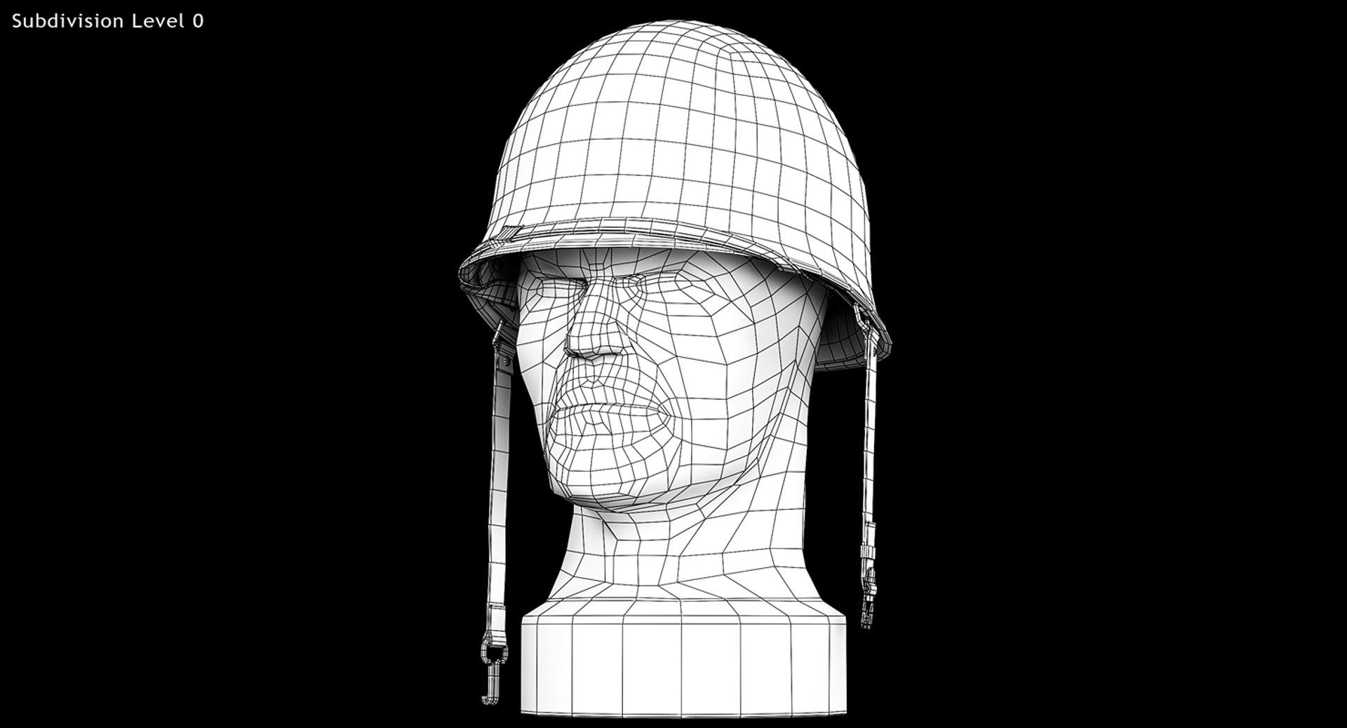 m1 helmet ww2 3d max