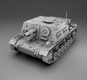 3D German tank  Stug-33