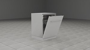 3D dishwasher model