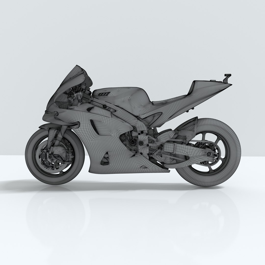STL file Yamaha YZR M1 MotoGP 2017 🏍️・3D print design to download・Cults