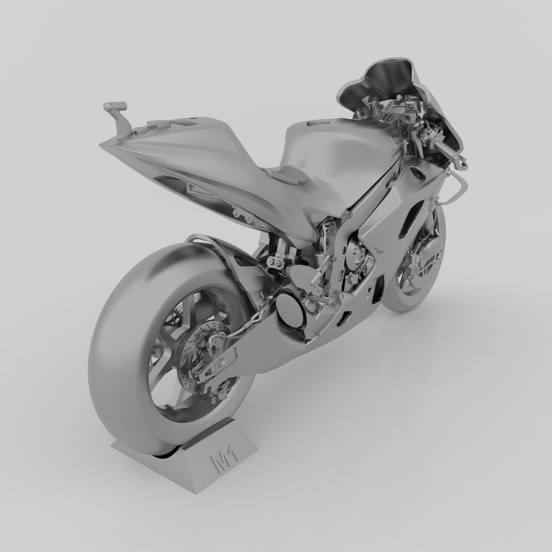 3D Yamaha YZF-M1 Racing MOTOGP 2020 Model - TurboSquid 1816587