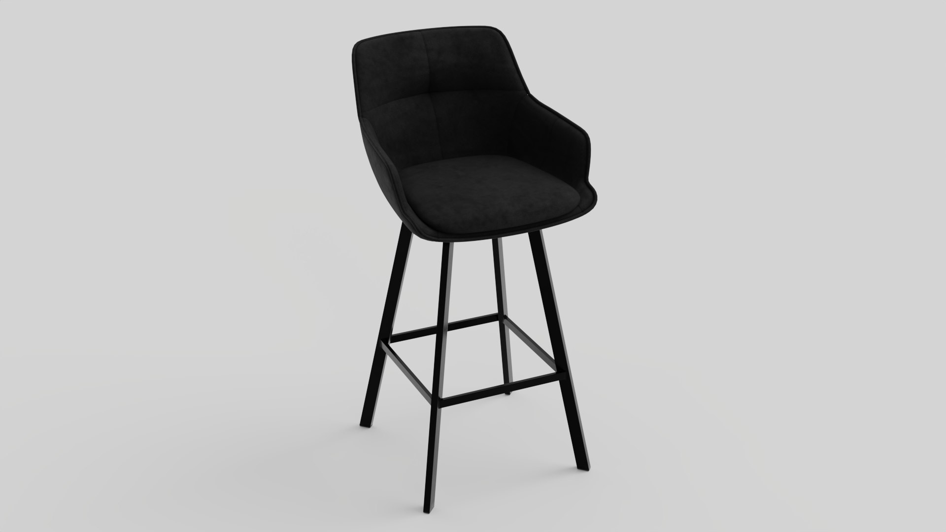 Black velvet deals swivel bar stools