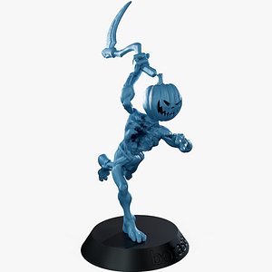 Pumpkin Undead Pose 04 3D print STL 3D