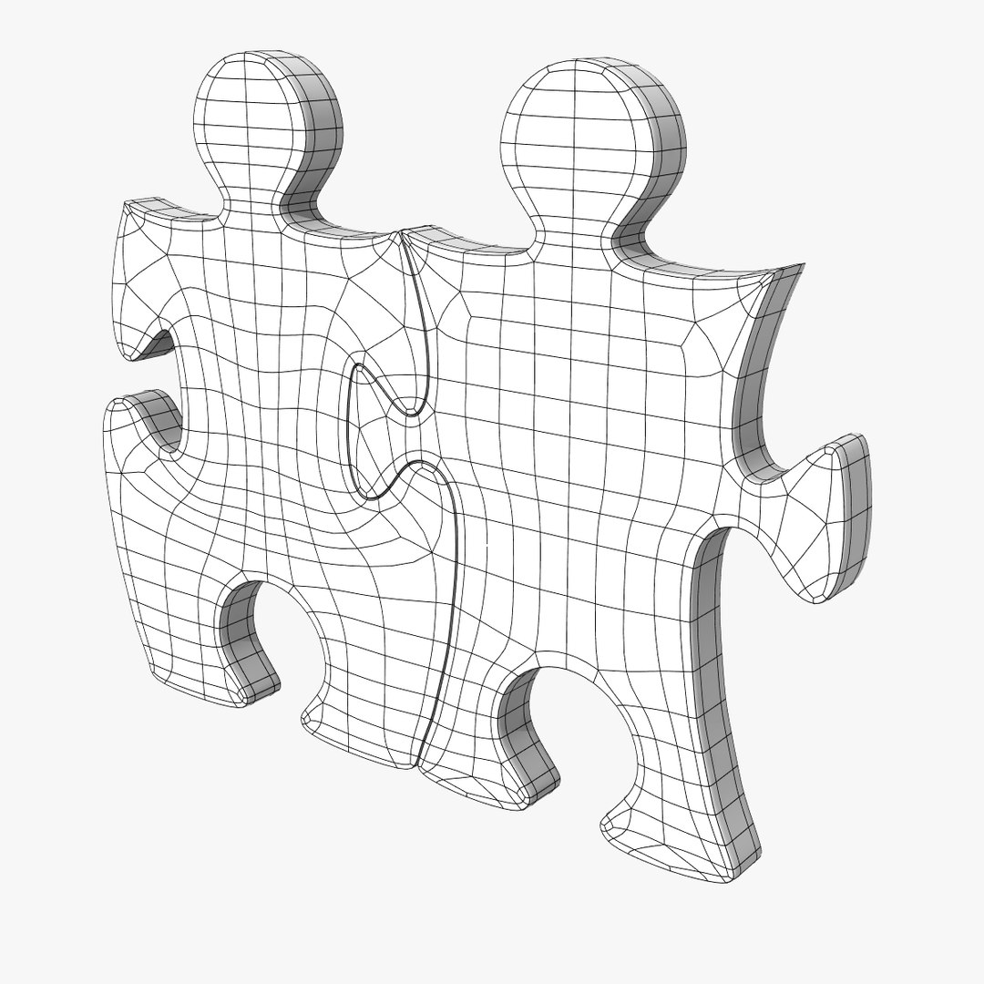 3d Puzzle Set Model