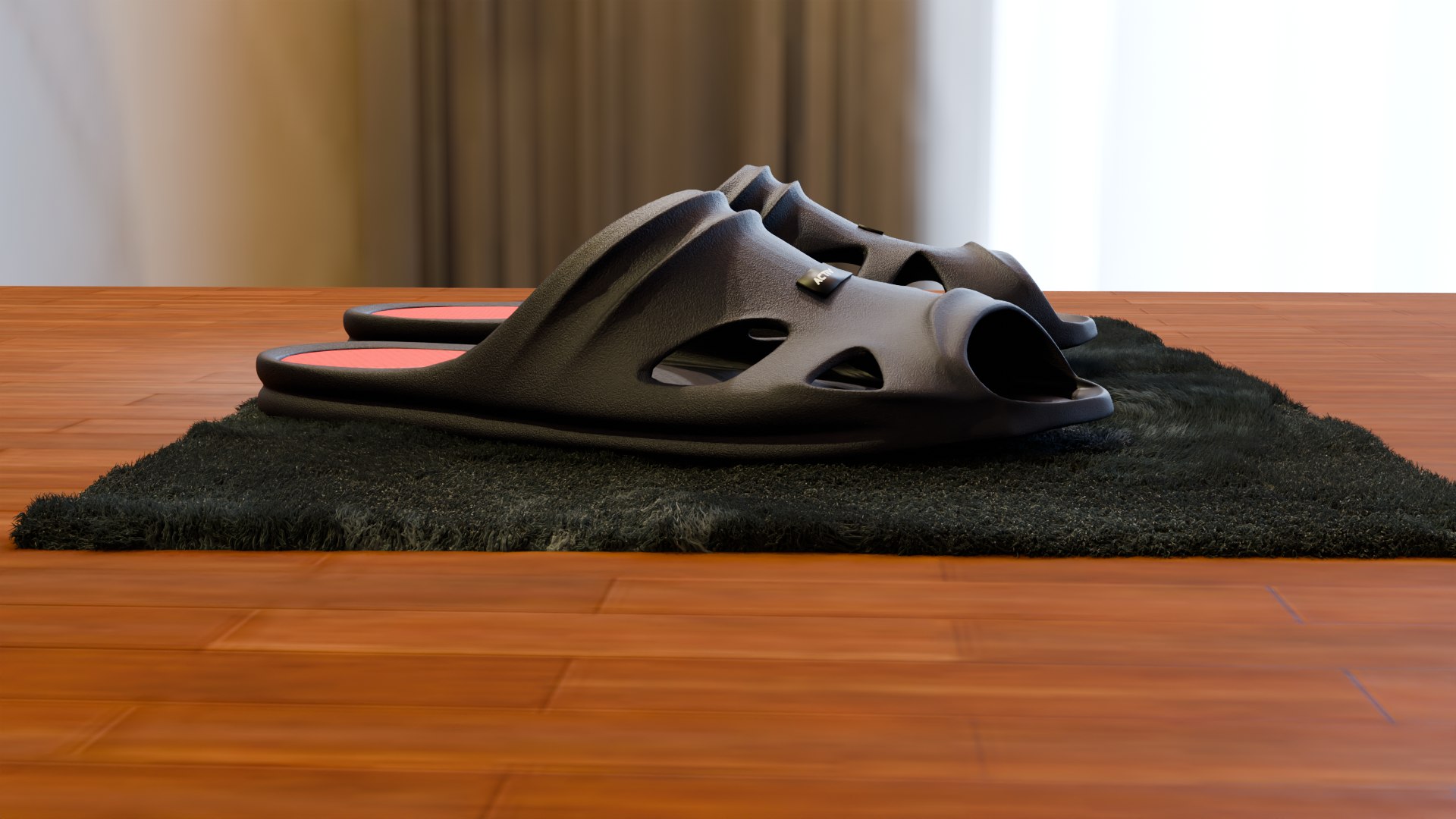 3D Model Activ Mens Slippers - TurboSquid 2430106