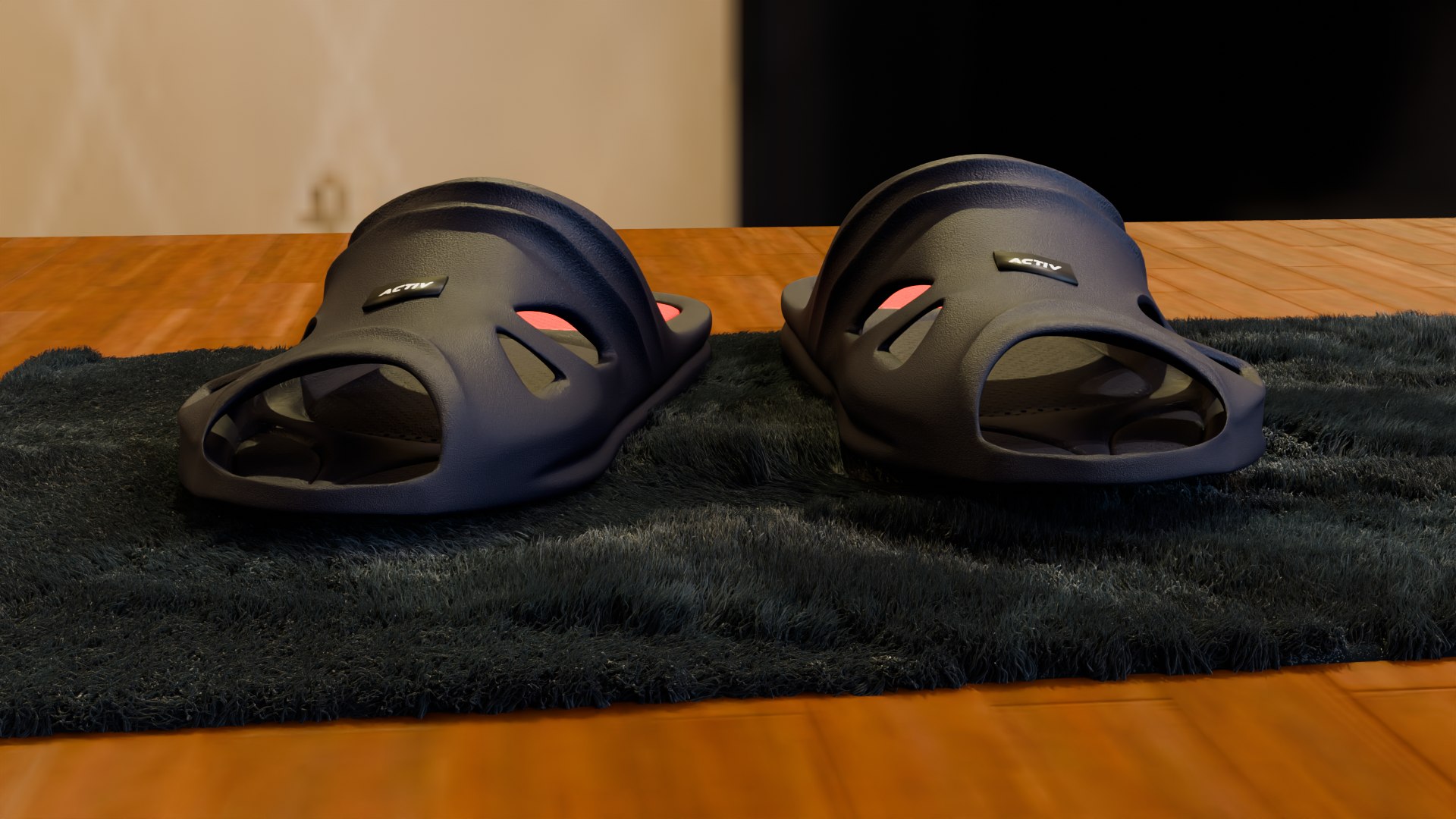 3D Model Activ Mens Slippers - TurboSquid 2430106