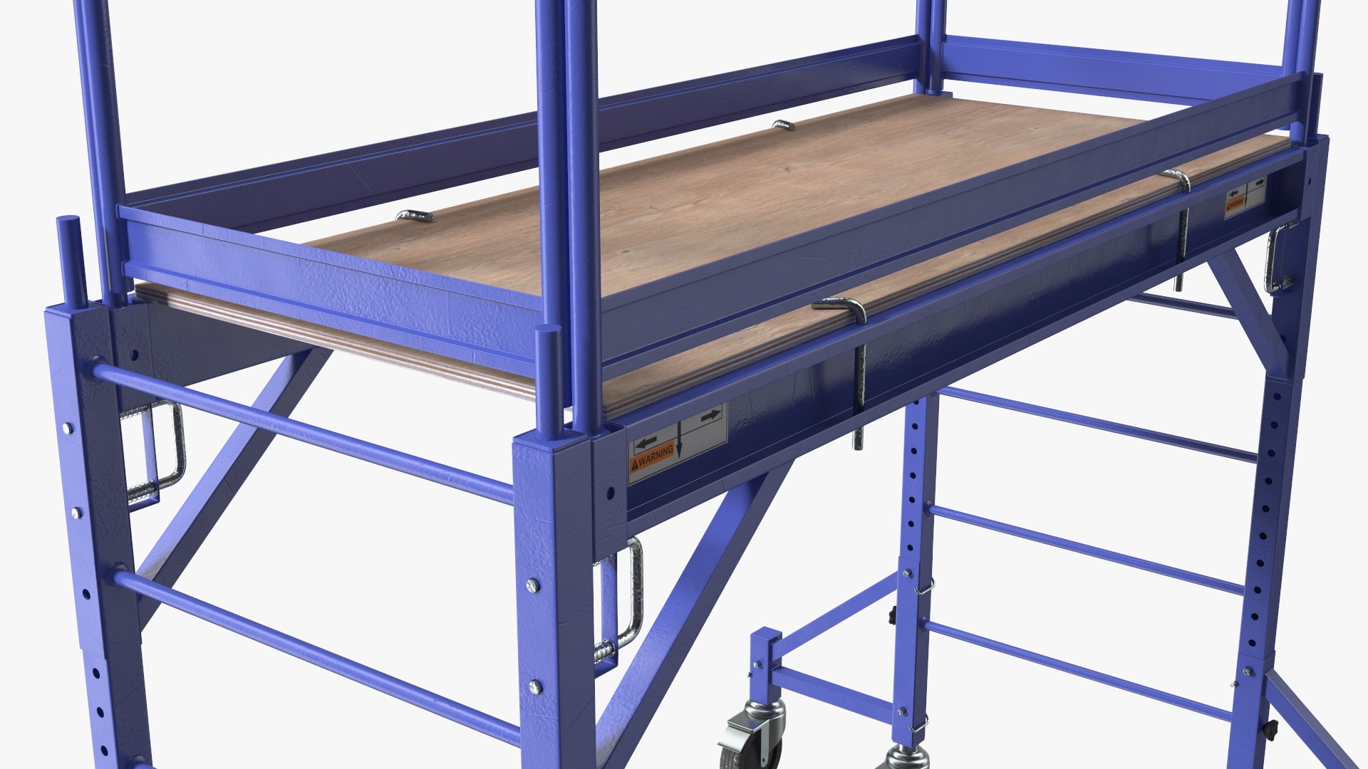 Rolling Scaffold Blue 3D Model - TurboSquid 2128808