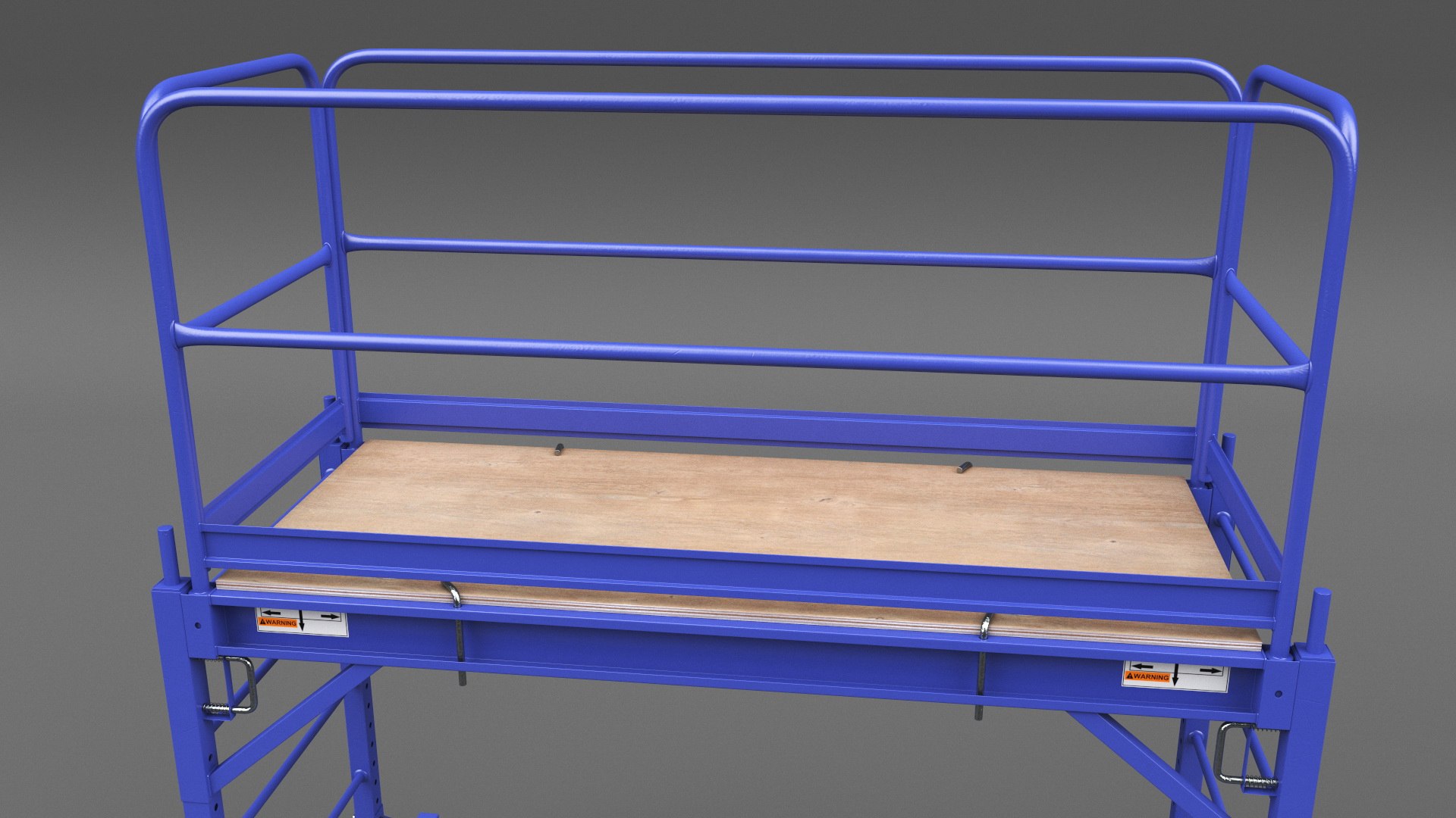 Rolling Scaffold Blue 3D Model - TurboSquid 2128808