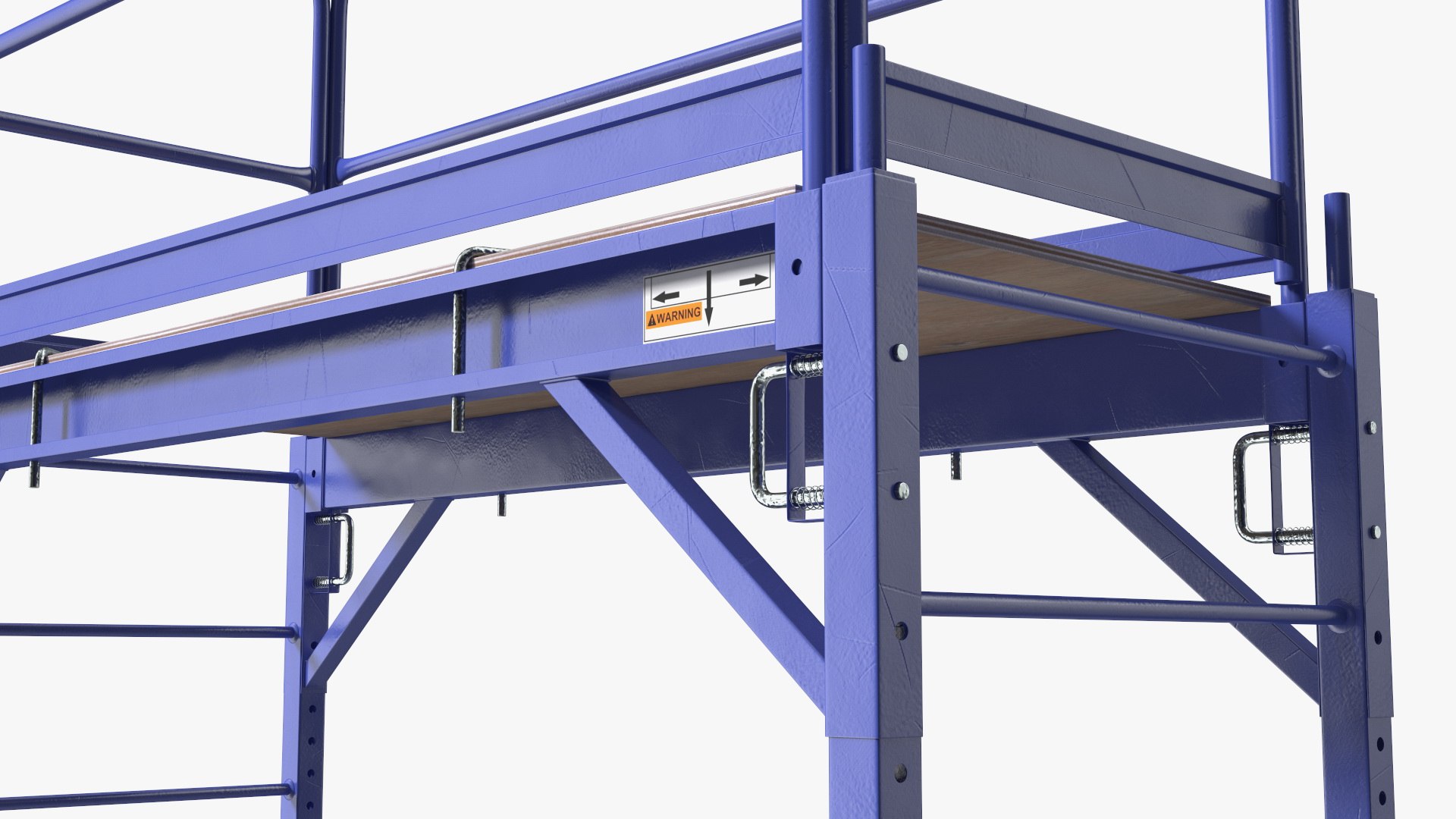 Rolling Scaffold Blue 3D Model - TurboSquid 2128808