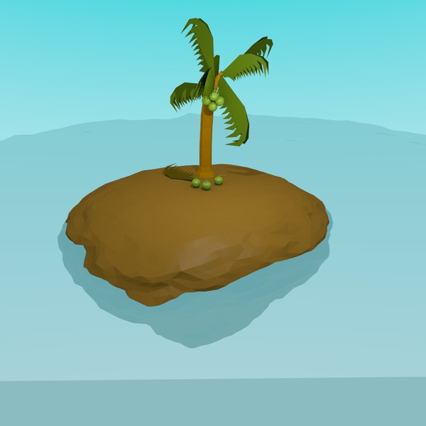 3d model island