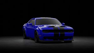 3D model Dodge Challenger SRT 2021