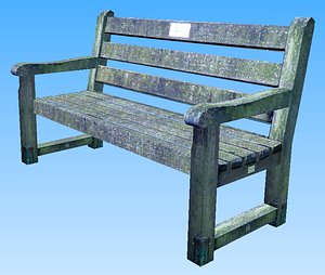 Park Bench - Low Polygon