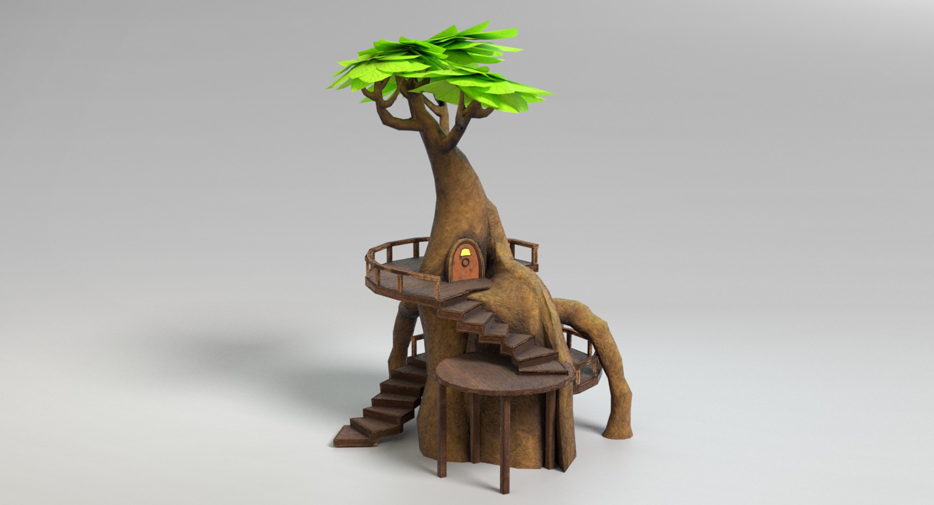 Fantasy Tree House 3d 3ds