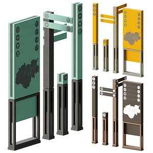 Navigation elements 3D