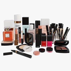 Chanel cosmetic set 3D model