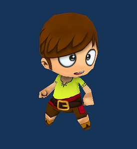 3dsmax cute chibi character