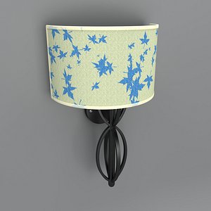 3d model wall lamp