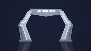 WELCOME GATE 3D model
