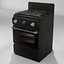 Gasherd alte postsowjetische 2 Brenner PBR Low-Poly spielbereit