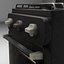 Gasherd alte postsowjetische 2 Brenner PBR Low-Poly spielbereit
