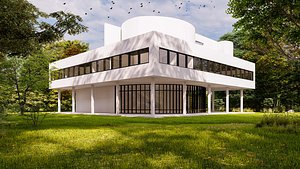 Villa Savoye House 3D model