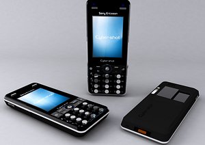 realistic phone materials 3d model