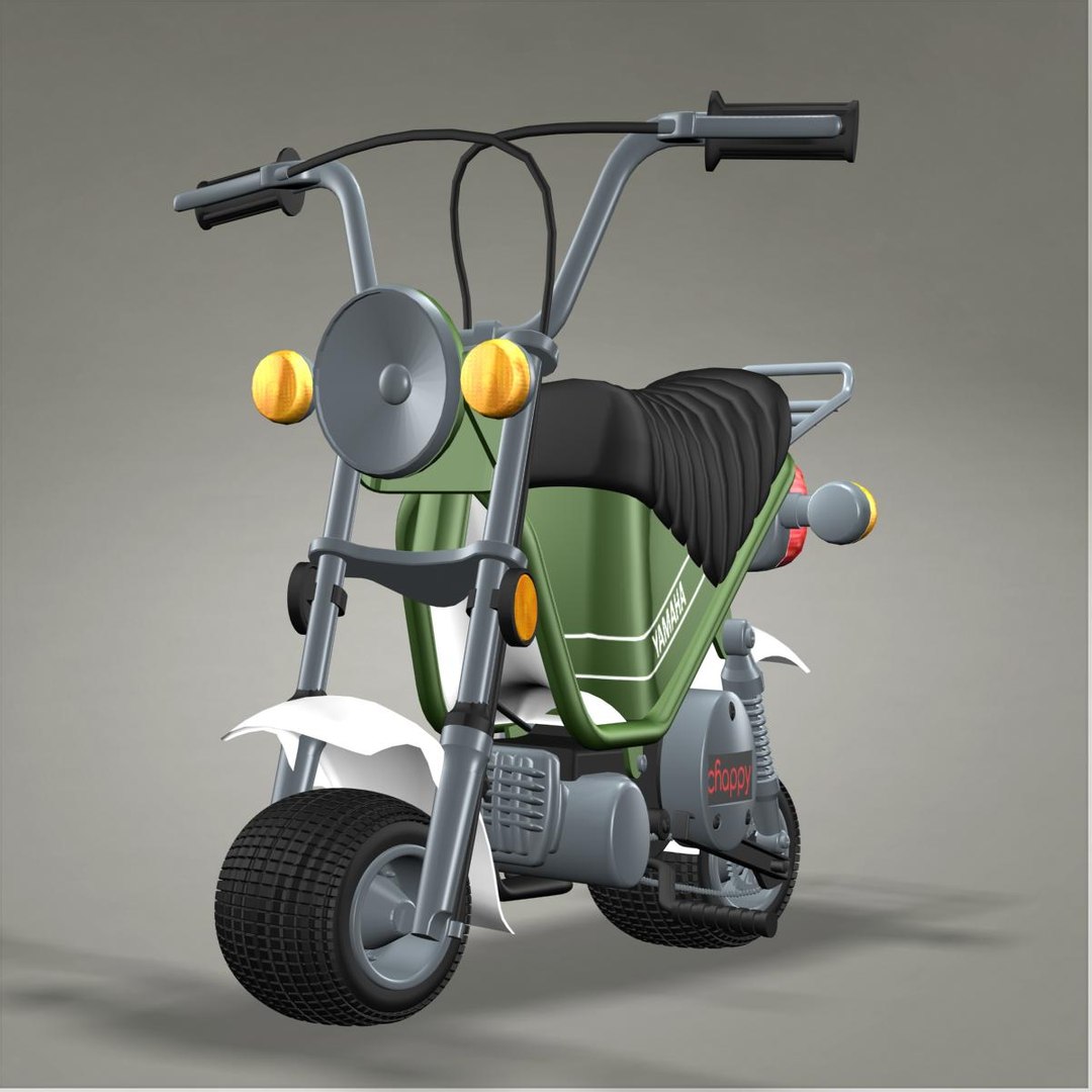 Yamaha Chappy Minibike 3d Model