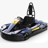 Detailed Go Kart Car