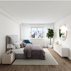 Modern Bed Scene 01