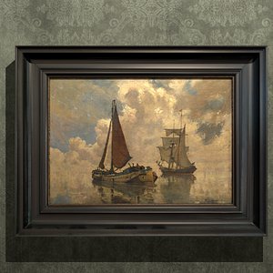 Antique Oil Painting