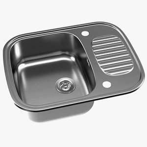 Single Bowl Stainless Steel Reversible Inset Sink