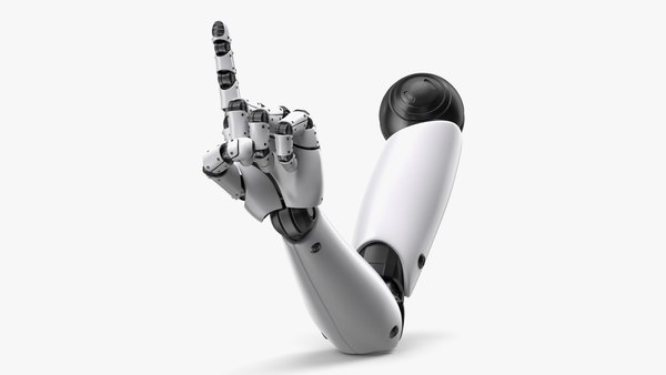 modelo 3d Señalando la mano de Cyborg - TurboSquid 2095362